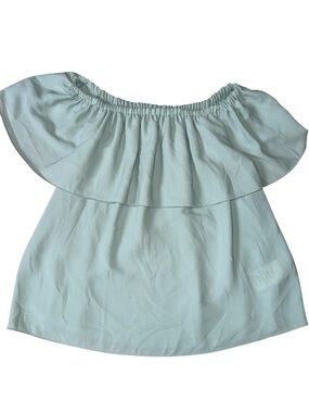 Wilfred Minty light blue Off-Shoulder Ruffle Top